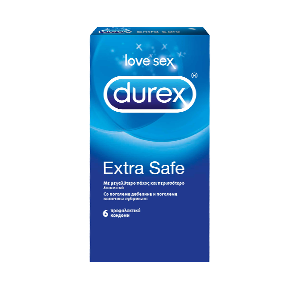 DUREX Extra safe 6προφυλακτικά