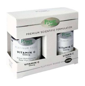 Power of Nature Platinum Range Vitamin C 1000mg-Συ