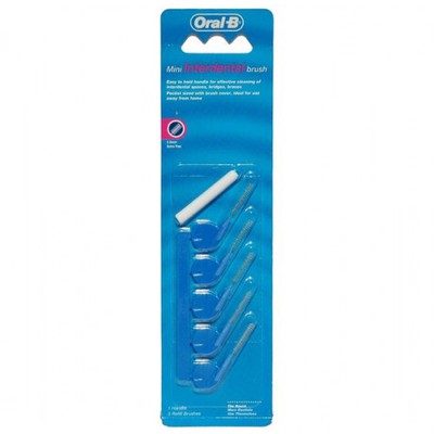 ORAL-B Interdental Brushes Mini 2.5mm Extra Fine x5 Blue