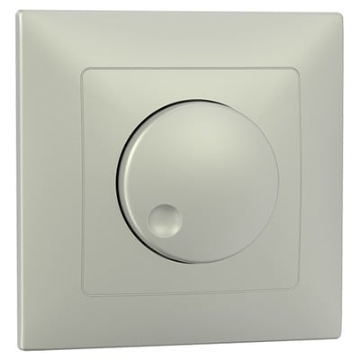 Recessed Dimmer Front Plate In Titanium Color