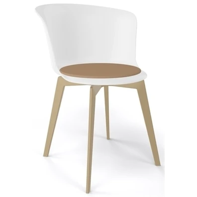 Καρέκλα 55x51x79(47) Gaber Epica Λευκό