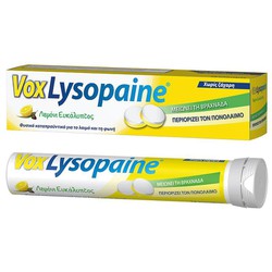 Vox Lysopaine 18 παστίλιες με γεύση Λεμόνι Ευκάλυπτος