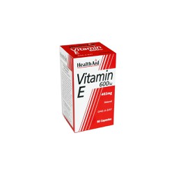 Health Aid Vitamin E 600iu Natural Dietary Supplement With Natural Vitamin E 60 capsules
