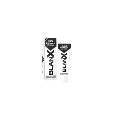 BLANX Black 100% Activated Charcoal Οδοντόκρεμα Με Άνθρακα Για Λεύκανση 75ml