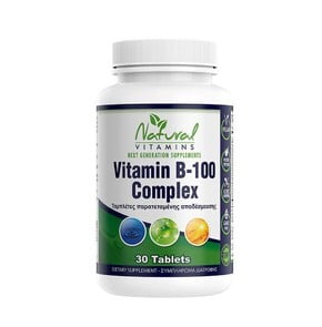 Natural Vitamins Vitamin B-100 Complex, 30 Tabs