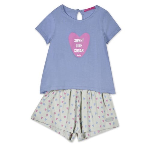 Bdtk Toddlers Girls Set Tshirt & Shorts (1231-7435