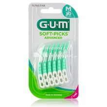 Gum Soft Picks Advanced MEDIUM (Regular) - Μεσοδόντια Μεσαία, 30τμχ.