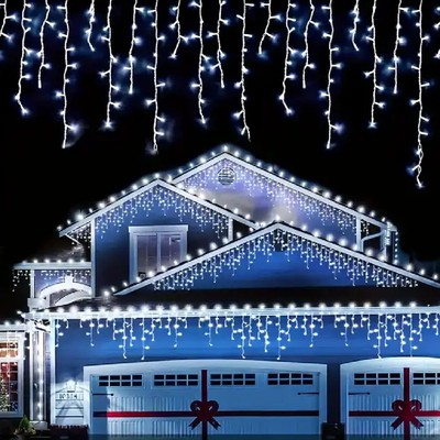 Christmas Lights Rain 180X60cm 100L Led White Exte