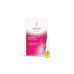 Weleda Wild Rose Beauty Treatment 7-Day Beauty Treatment With Wild Rose To Rebuild & Brighten Damaged Skin 7 ampoules x 0.8ml