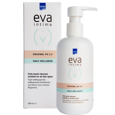 INTERMED Eva Intima Wash Original Καθημερινός Καθαρισμός Της Ευαίσθητης Περιοχής Για Όλους Τους Τύπους Δέρματος 250ml