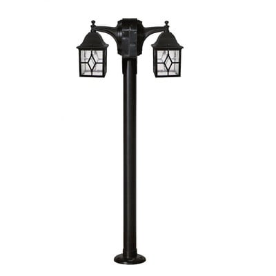 Garden Post Light Lp-710Eb 2L 108cm Black Plastic