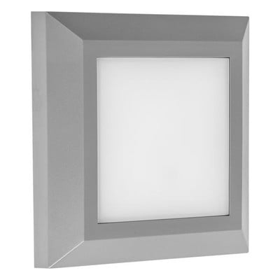 Outdoor Wall Light Led Square Gray 3W 3000K 190Lm