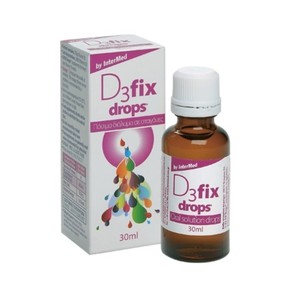 D3 Fix Drops - Πόσιμο Διάλυμα με Βιταμίνη D3, 30ml