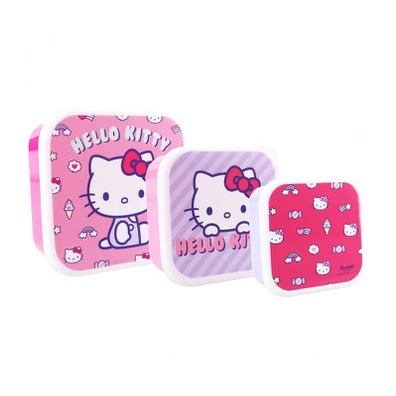 Σετ Φαγητοδοχείων (3 σε 1) Hello Kitty "fresh Bite