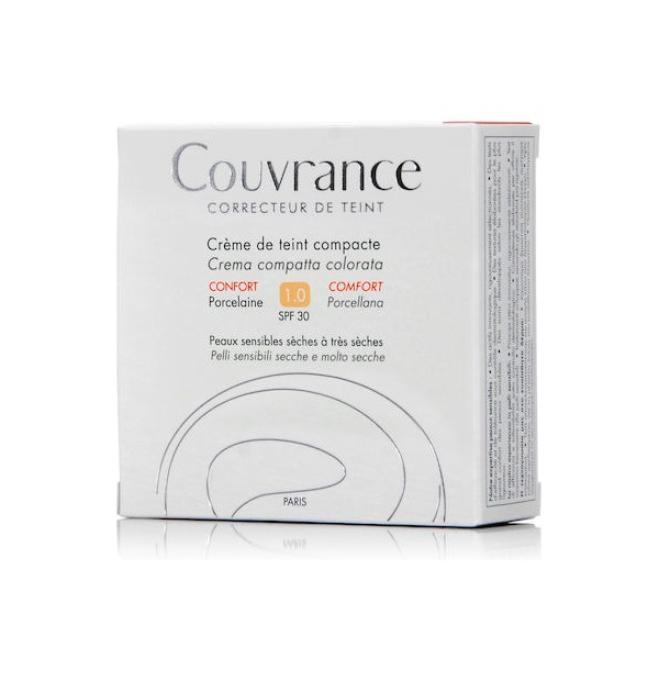 Avene Couvrance Compact Foundation Cream Comfort SPF30 Kαλυπτική Κρέμα σε Χρώμα Porcelaine 01, 10gr