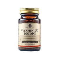 Solgar Vitamin B6 100mg 100 Φυτικές Κάψουλες - Συμ