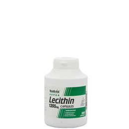 Health Aid Lecithin 1200 mg Συμπλήρωμα Φυσικής Λιποδιάλυσης με Λεκιθίνη, 100caps