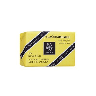 Apivita - Natural Soap Σαπούνι με Χαμομήλι για τις ευαίσθητες επιδερμίδες - 125gr