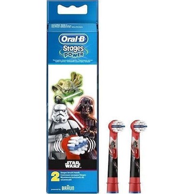 ORAL-B - STAGES POWER Ανταλλακτικές Κεφαλές Παιδικής Οδοντόβουρτσας Star Wars - 2τεμ.