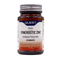 Quest Synergistic Zinc 15mg 30 Ταμπλέτες - Συμπλήρ