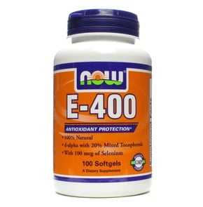 Now Foods E400 IU w/ Selenium : Φυτική Βιολογική Β
