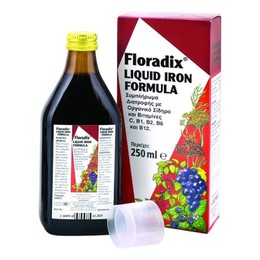 Power Health Floradix Συμπλήρωμα Διατροφής Για Την 'Ελλειψη Σιδήρου 250ml