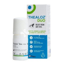 Thea Thealoz Duo - Οφθαλμικές Σταγόνες Υποκατάστατο Δακρύων με Υαλουρονικό Οξύ, 10ml