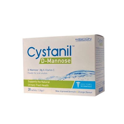 Cystanil D-Mannose Σκόνη για Πόσιμο Διάλυμα, 28 x 3,17g