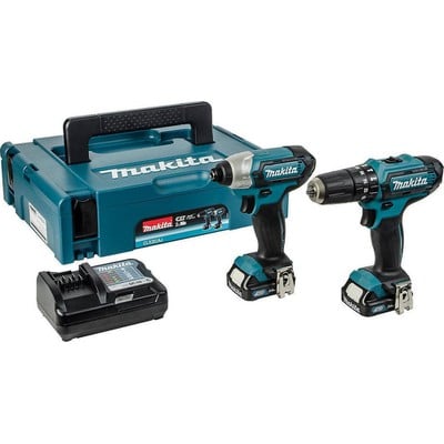 Κιτ Combi Drill 12V + Impact Screwdriver 12V + Mak