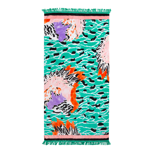 Roxy Women Stella Jean Beach Towel (ERJAA04081-GNV