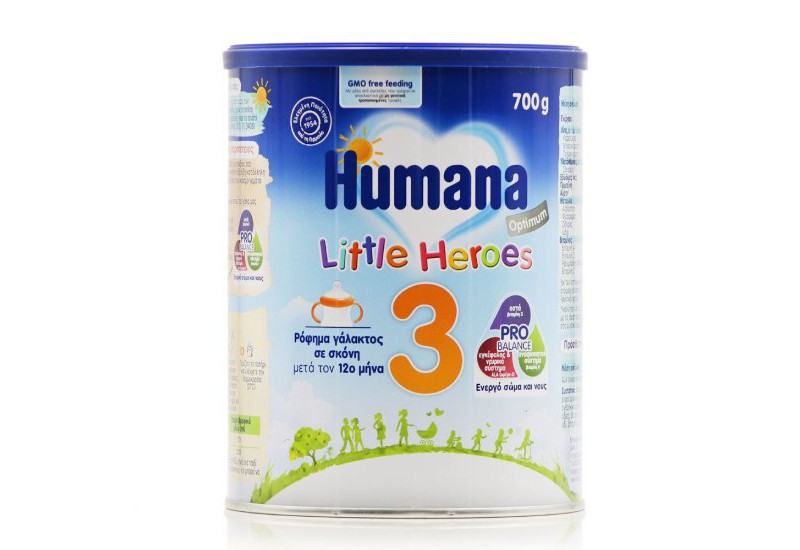 Humana Milk Powder Optimum 3 12m+ Little Heroes 700gr 