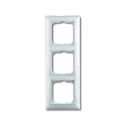 Basic55 3-Gang Ivory Cover Frame + Pvc Ring 2512-9