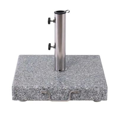 Βαση Ομπρέλας Τετράγωνη Γρανίτης/inox #304 (40kg)