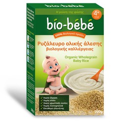 Bio-bebe Ρυζάλευρο ολικής άλεσης βιολογικής καλλιέργειας 200gr