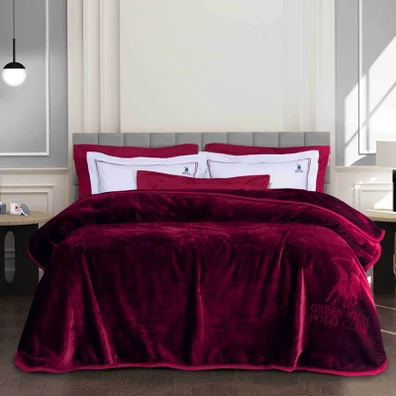 Greenwich Polo Club Κουβερτα Velour Μονη Essential