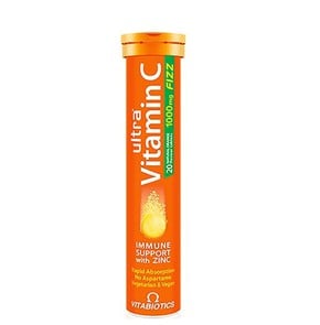 Vitabiotics Ultra Vitamin C and Zinc Fizz 1000mg, 