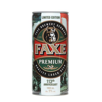 Faxe Premium Beer Can 1L