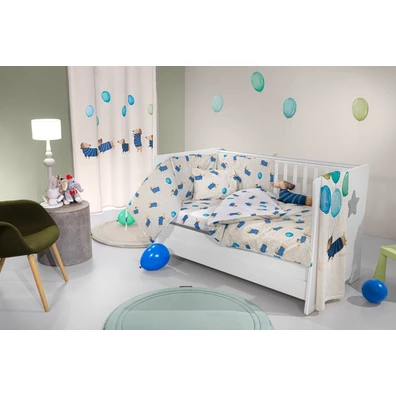 Σετ 3τμχ. Βρεφικά Σεντόνια pet Blue Saint Clair  1