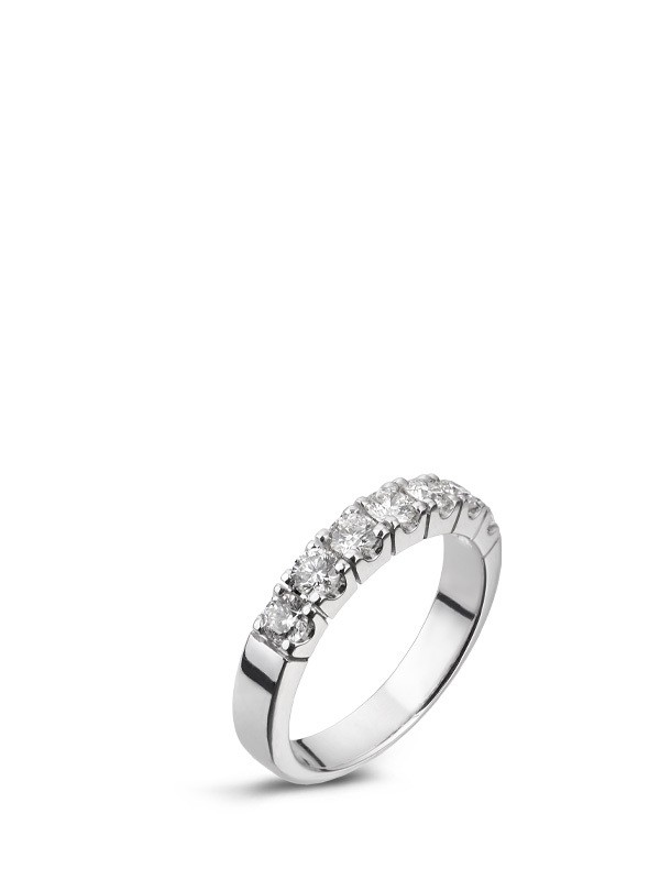 Δαχτυλίδι Λευκόχρυσο Κ18 με Διαμάντια