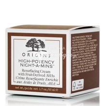 Origins High-Potency Night-A-Mins Resurfacing Cream With Fruit-Derived AHAs - Πλούσια Κρέμα Νύχτας Αναδόμησης & Αποτοξίνωσης, 50ml