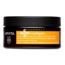 Apivita Keratin Repair Nourish & Repair Hair Mask - Μάσκα Θρέψης & Επανόρθωσης με Μέλι & Φυτική Κερατίνη, 200ml