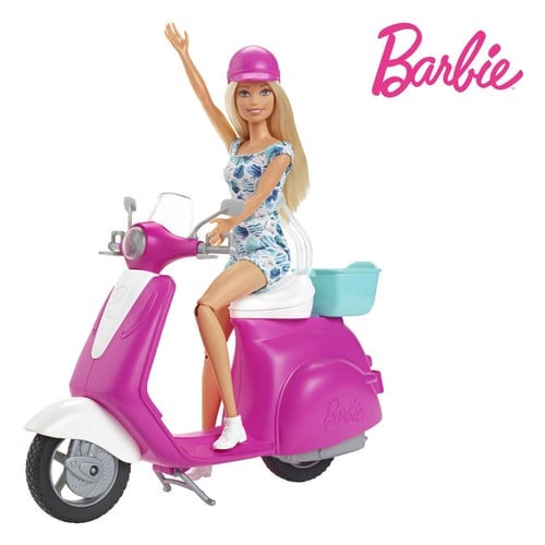 Barbie scooter me kukull
