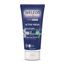 Weleda Active Fresh Invigorating Shower Gel for Men - Αφροντούς Ενέργειας, 200ml