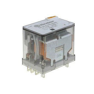Auxilary Relay 5634 230VAC 4 Contacts with Push Bu