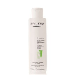 Byphasse Family Shampoo and Conditioner Multivitamin Complex 2 in 1 All Hair Types 750ml