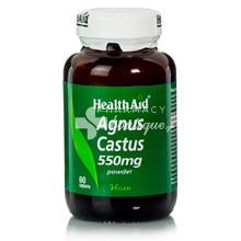 Health Aid AGNUS CASTUS 550mg - Λυγαριά, 60tabs