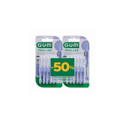 Gum Trav-Ler Promo Interdental Brush Light Purple 1312 0.6mm 2x6 pieces 