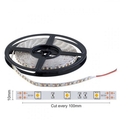 Led Strip 14.4W 6000K Ip65 24V 5M