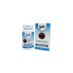 Am Health Smile Cranberry Plus Συμπλήρωμα Διατροφής Για Τη Διατήρηση Της Φυσιολογικής Χλωρίδας 60 κάψουλες