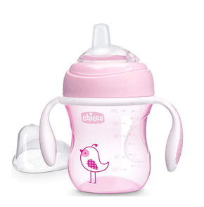 Chicco Transition Cup 4m+ Pink, 200ml